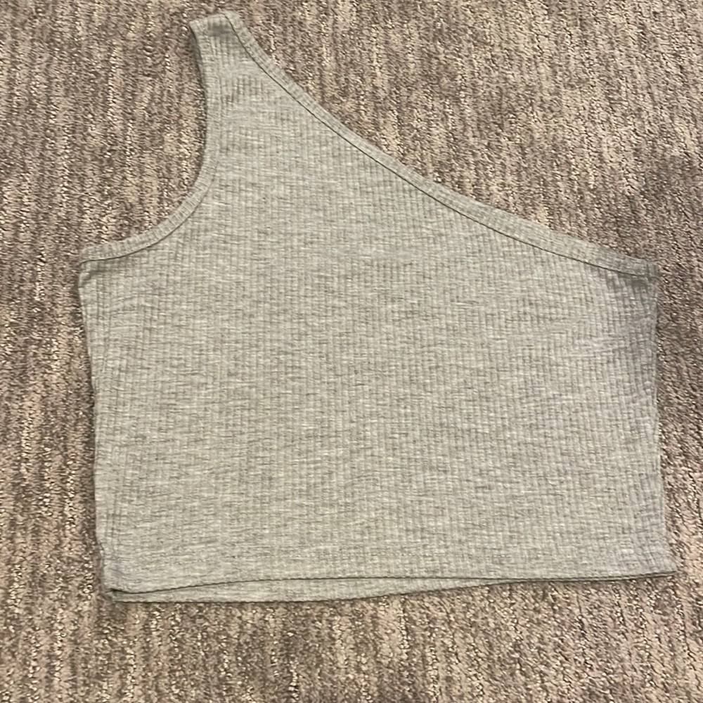 one shoulder tank top
